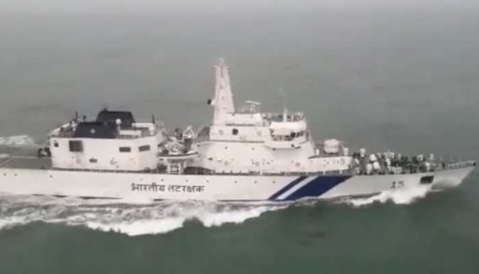 Cyclone Fani: Indian Coast Guard ship Shaunak heads to Odisha coast for relief, rescue operations