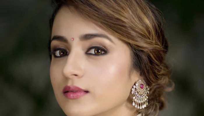Actress Trisha shoots in a forest for political thriller