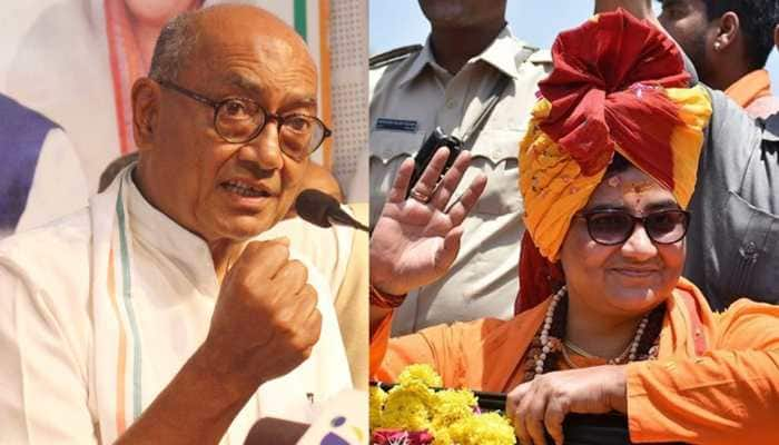 EC notice to Digvijaya Singh, Sadhvi Pragya Thakur over poll expenditure