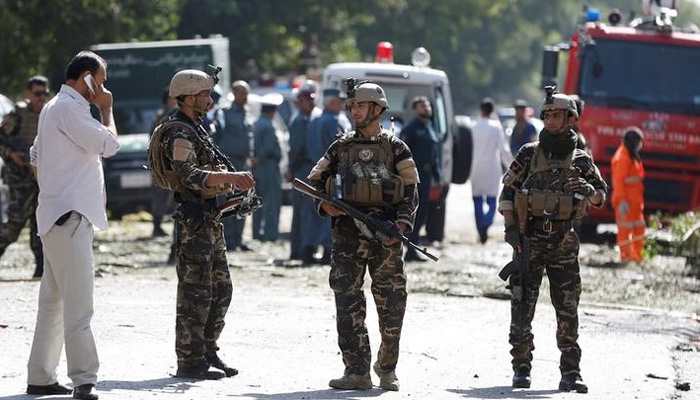 Taliban suicide bomber leads attack on an Afghan police headquarters, 20 injured