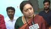 Smriti Irani hits out at Rahul, Priyanka Gandhi, asks 'Why are they silent on Ayushman card incident in Amethi'?