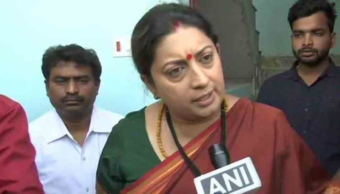 Smriti Irani hits out at Rahul, Priyanka Gandhi, asks 'Why are they silent on Ayushman card incident in Amethi'?