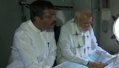 PM Modi conducts aerial survey in Odisha to take stock of Cyclone Fani-hit areas