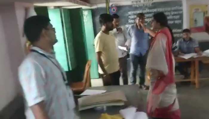 BJP candidate Locket Chatterjee alleges TMC treated voters to chicken and rice, complains against poll officer