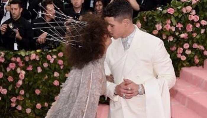 Priyanka, Nick Jonas go mushy at MET Gala