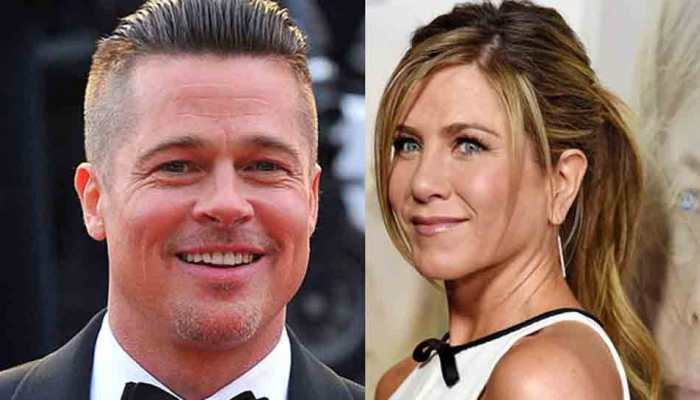 Brad Pitt laughs off claims he's dating Jennifer Aniston