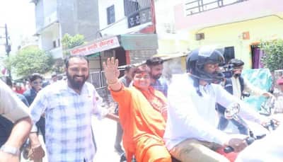 Lok Sabha election 2019: Sadhvi Pragya takes out bike rally, appeals to voters to choose BJP