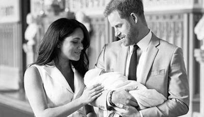 Meghan Markle-Prince Harry share first glimpse of royal baby boy—Watch