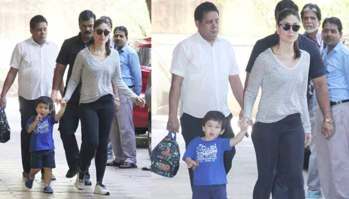 Taimur Ali Khan and mommy Kareena clicked at a play school - See pics