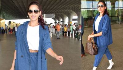 Nora Fatehi shows how to ace denim-on-denim trend in these airport pics!