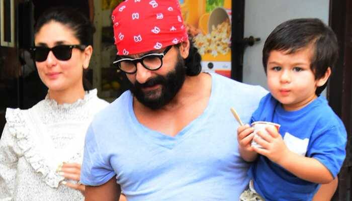 Taimur Ali Khan beats the heat with a scoop of ice-cream, pics are too cute to miss!