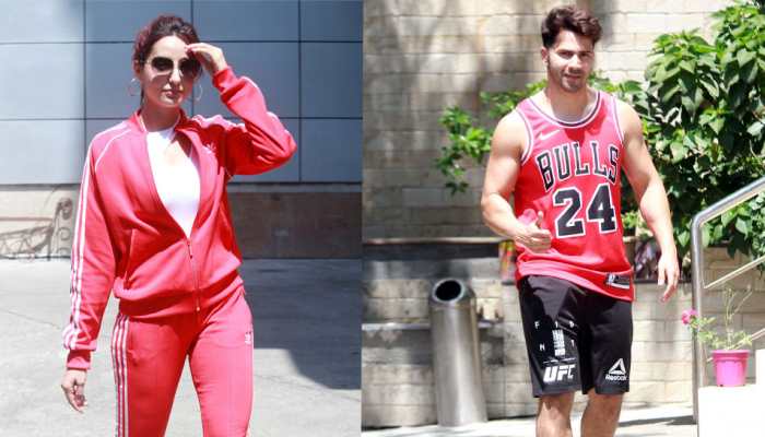 Nora Fatehi, Varun Dhawan rehearse for &#039;Street Dancer 3D&#039;, spotted outside dance studio—Pics