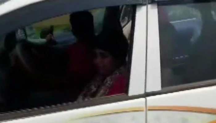 Stones pelted at BJP candidate Bharati Ghosh in West Bengal&#039;s Ghatal, her car vandalised