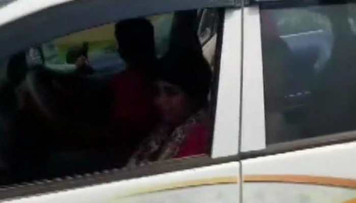 Stones pelted at BJP candidate Bharati Ghosh in West Bengal's Ghatal, her car vandalised