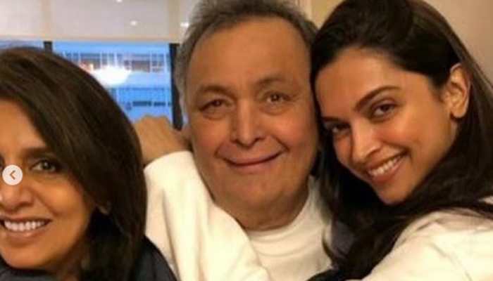 Deepika Padukone visits ex-boyfriend Ranbir Kapoor's parents Rishi-Neetu in New York 