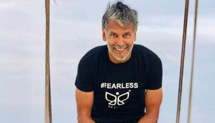 Milind Soman&#039;s 80-year-old mom does push-ups