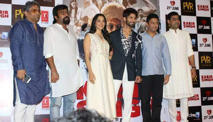 Shahid Kapoor, Kiara Advani turn heads at &#039;Kabir Singh&#039; trailer launch - See pics