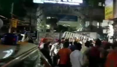 TMC workers clash with BJP supporters during Amit Shah's Kolkata roadshow