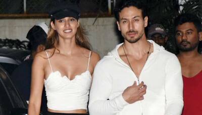 These pictures of Disha Patani and Tiger Shroff twinning in white are too cute to miss!