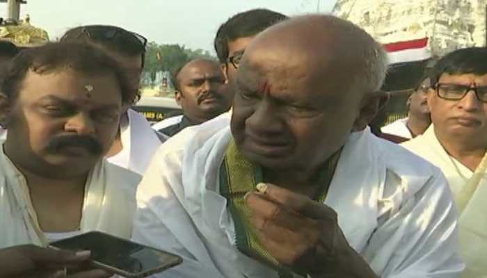 JD(S) will support Congress in stopping BJP from coming back to power: HD Deve Gowda JD(S) will support Congress in stopping BJP from coming back to power: HD Deve Gowda