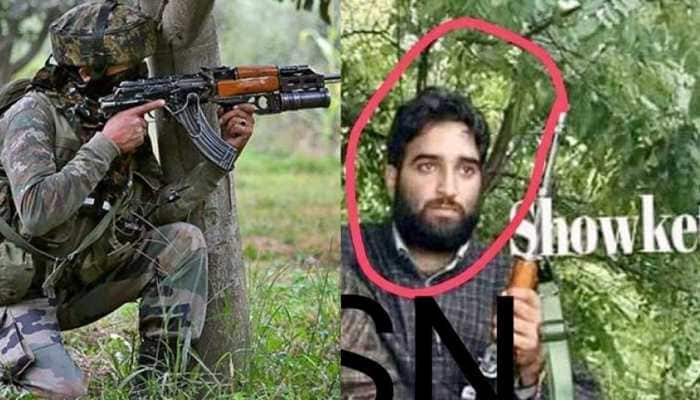 Hizbul Mujahideen commander Showkat Ahmad Dar, who killed Army jawan Aurangzeb, among four terrorists gunned down in J&amp;K