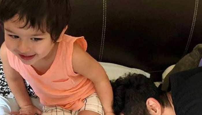 Taimur Ali Khan enjoys a play date with Armaan and Aadar Jain-See pics 