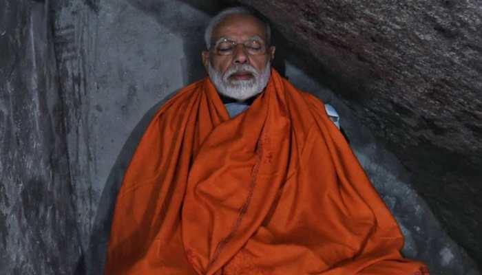 PM Modi meditates in holy cave during Kedarnath visit 