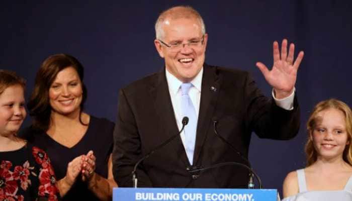 Australian PM heads to church, football after &#039;miracle&#039; election win