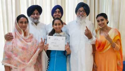 Sukhbir Singh Badal's daughter, first-time voter, gets notice from EC for wearing Akali Dal badge