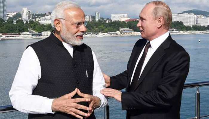 Vladimir Putin congratulates Narendra Modi on his party&#039;s convincing victory in general elections