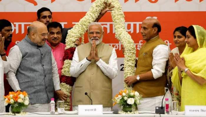 Lok Sabha election 2019: BJP leaders hail Narendra Modi wave, calls it day of great pride