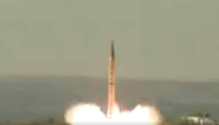 Pakistan test-fires ballistic missile Shaheen-II Pakistan test-fires ballistic missile Shaheen-II
