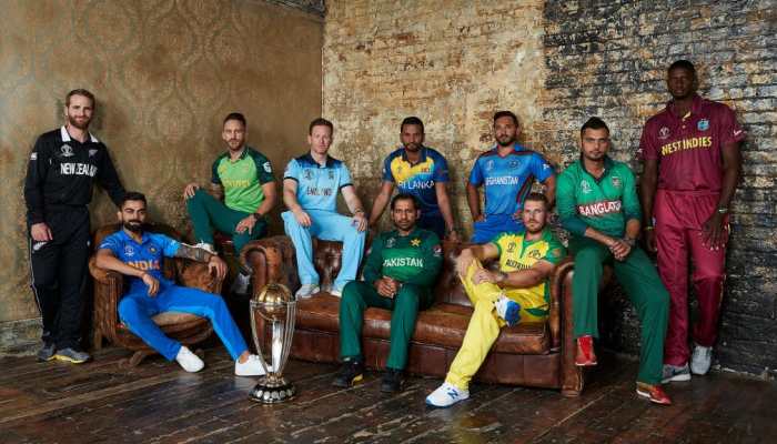This &#039;King&#039; pose of Virat Kohli in World Cup captains&#039; pic leaves Twitter impressed