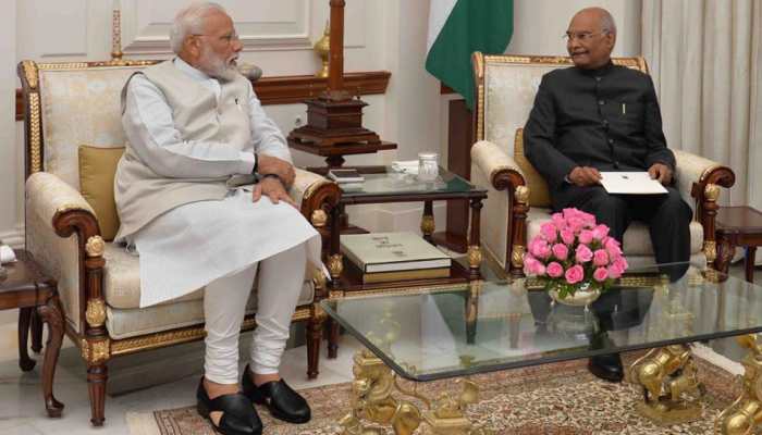 President Ram Nath Kovind accepts PM Narendra Modi's resignation; asks him to continue till new govt assumes office