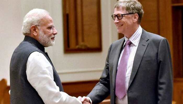 PM Narendra Modi&#039;s commitment to development will improve lives: Microsoft founder Bill Gates