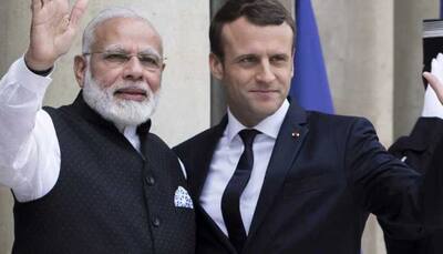 French President Emmanuel Macron congratulates PM Modi, pledges to work with India on security issues