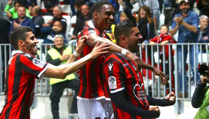 Monaco salvage Ligue 1 status despite losing 2-0 at Nice as Caen go down