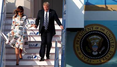 US President Donald Trump arrives in Japan for ceremonial visit as trade tensions loom
