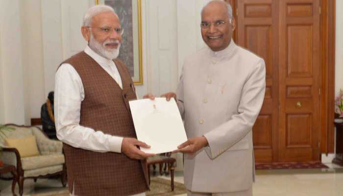 President Ram Nath Kovind appoints Narendra Modi as PM-elect, asks him to decide council of ministers, date of swearing-in ceremony