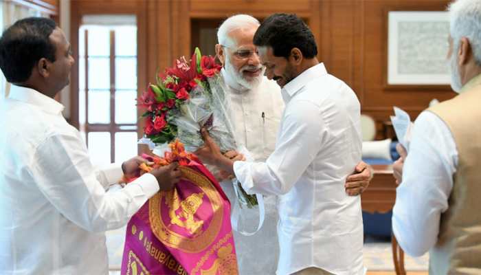 Before taking oath as Andhra Pradesh CM, Jaganmohan Reddy meets PM Narendra Modi in Delhi