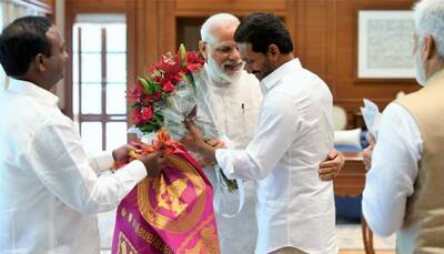 Before taking oath as Andhra Pradesh CM, Jaganmohan Reddy meets PM Narendra Modi in Delhi