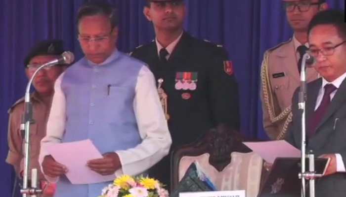 Prem Singh Tamang sworn-in as new Sikkim Chief Minister