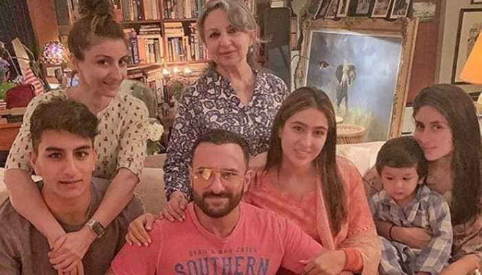 Soha Ali Khan shares family pic and we can&#039;t take our eyes off little Taimur Ali Khan sitting on Kareena&#039;s lap—See photo