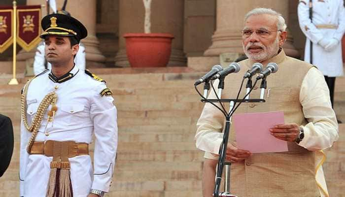 Narendra Modi&#039;s oath ceremony: Four Presidents, three PMs in attendance at Rashtrapati Bhavan