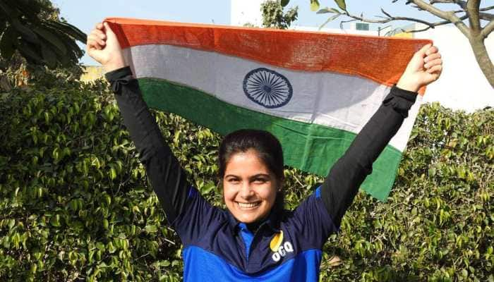 ISSF World Cup: Manu Bhaker, Saurabh Chaudhary strike gold in 10m air pistol mixed team event 