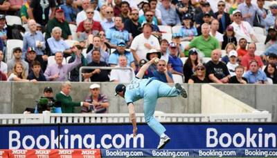 Ben Stokes takes stunning one-handed catch during World Cup opener against South Africa