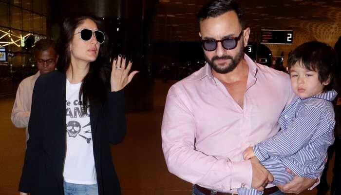 Taimur Ali Khan is super sleepy in these airport pictures—See inside
