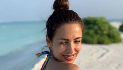 Malaika Arora stuns in a monokini, beats the summer heat with a splash of water - See pic