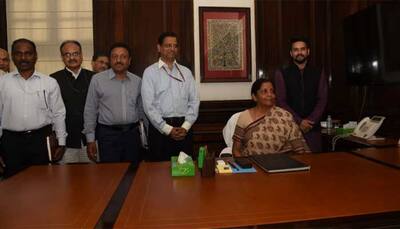 Nirmala Sitharaman takes charge as Finance Minister