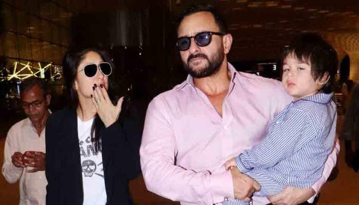 Kareena Kapoor Khan, Saif fly off to London with little munchkin Taimur — Take a look at their pics